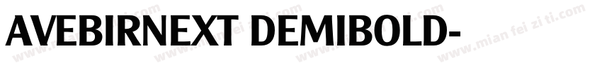 AVEBIRNEXT DEMIBOLD字体转换